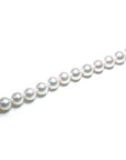 ミキモト パール タイニーCHクロス ネックレス パヴェダイヤモンド PEARL TINY CH CRS P DIA 16inch K18WG ホワイトゴールド 真珠