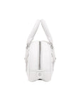 Tiny GYM Cemetery Cross Patch Hand Bag タイニー ジムバッグ セメタリークロスパッチ ハンドバッグ ホワイト カーフレザー シルバー金具 ミニバッグ