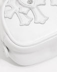 Tiny GYM Cemetery Cross Patch Hand Bag タイニー ジムバッグ セメタリークロスパッチ ハンドバッグ ホワイト カーフレザー シルバー金具 ミニバッグ