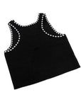 CH Plus Jacquard Cropped Tank Top CHプラス ジャカードクロップド タンクトップ ノースリーブ S