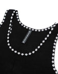 CH Plus Jacquard Cropped Tank Top CHプラス ジャカードクロップド タンクトップ ノースリーブ S