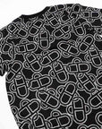 マイヨンエスケトル フレアドレス H6H4522DG0238 ブラック コットン Tシャツ ワンピース 38