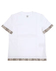 Hケリー カイエデュコルポルトゥール Tシャツ 6H4644DC ホワイト ベージュ コットン 半袖 36