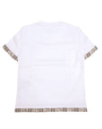Hケリー カイエデュコルポルトゥール Tシャツ 6H4644DC ホワイト ベージュ コットン 半袖 36
