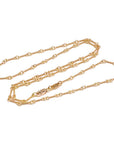 Twist Chain Necklace 20inch ツイスト チェーン ネックレス 22K ゴールド