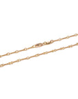 Twist Chain Necklace 20inch ツイスト チェーン ネックレス 22K ゴールド