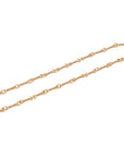 Twist Chain Necklace 20inch ツイスト チェーン ネックレス 22K ゴールド