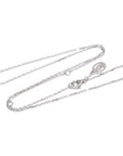 ネックレスチェーン 750WG ホワイトゴールド 留め具2Cチャーム
