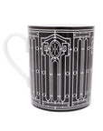 マグカップ Hデコ No2 ポーセリン 陶器 300ml ブラック/ホワイト P037131P