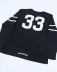 33 Horseshoe Print Long Sleeve Tee 33 ホースシュー プリント ロングスリーブTシャツ 長袖 ブラック ホワイト S