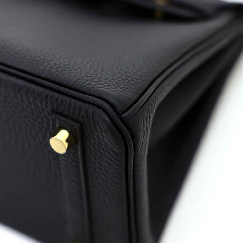 バーキン 25 ブラック トゴ ゴールド金具 K刻印