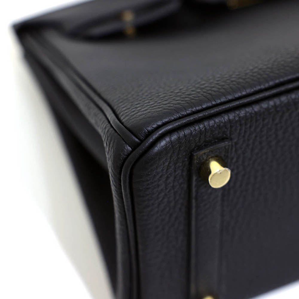 バーキン 25 ブラック トゴ ゴールド金具 K刻印