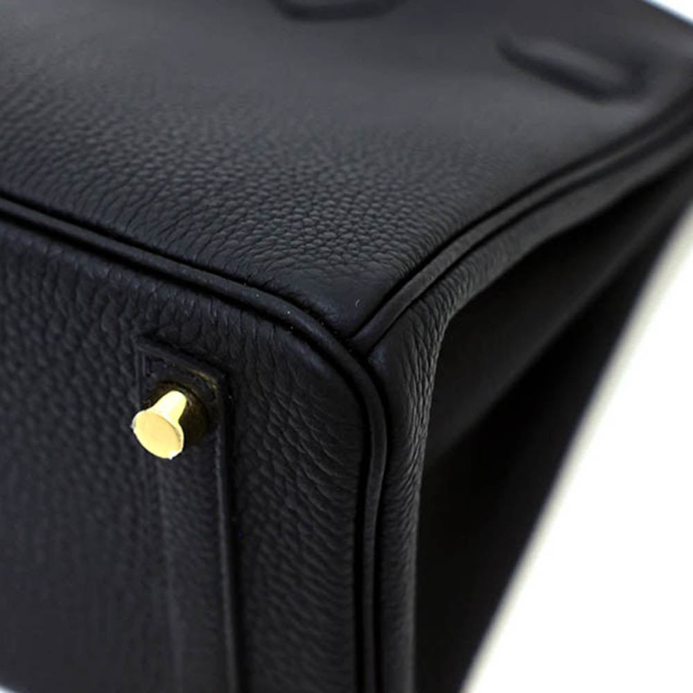 バーキン 25 ブラック トゴ ゴールド金具 K刻印