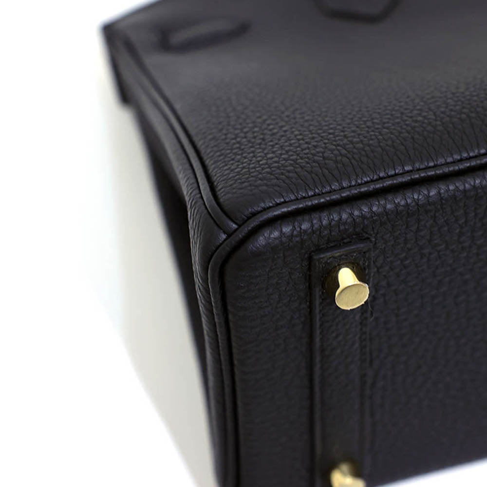 バーキン 25 ブラック トゴ ゴールド金具 K刻印