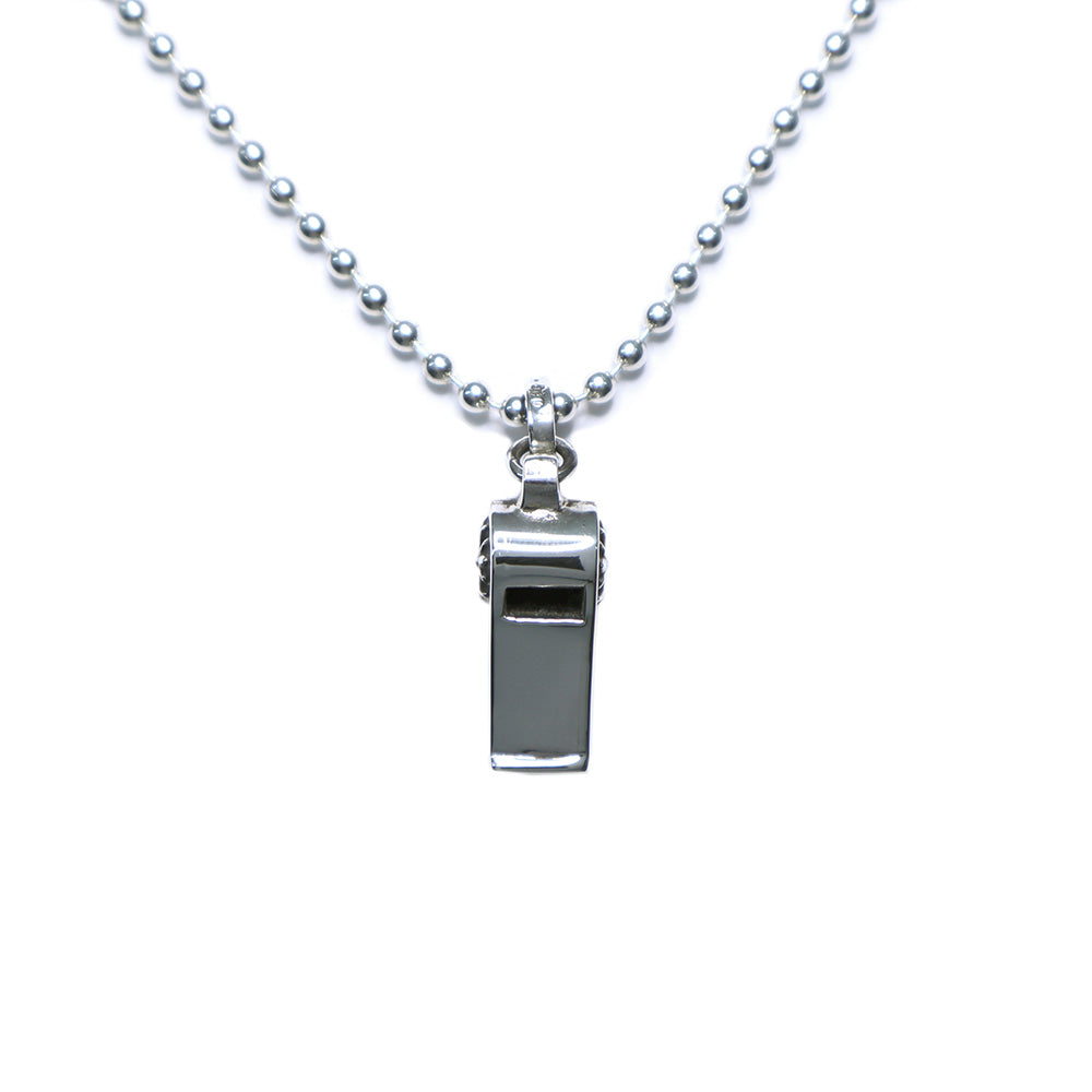 タイニーホイッスル ネックレス サイドCHプラス ボールチェーン SV925 シルバー