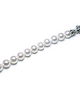 ミキモト パール タイニーCHクロス ネックレス パヴェダイヤモンド PEARL TINY CH CRS P DIA 16inch K18WG ホワイトゴールド 真珠