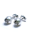 ミキモト ホワイトパール CHプラス スタッド ピアス White Pearl CH Plus Stud Earrings K18WG ホワイトゴールド 真珠