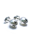 ミキモト ホワイトパール CHプラス スタッド ピアス White Pearl CH Plus Stud Earrings K18WG ホワイトゴールド 真珠