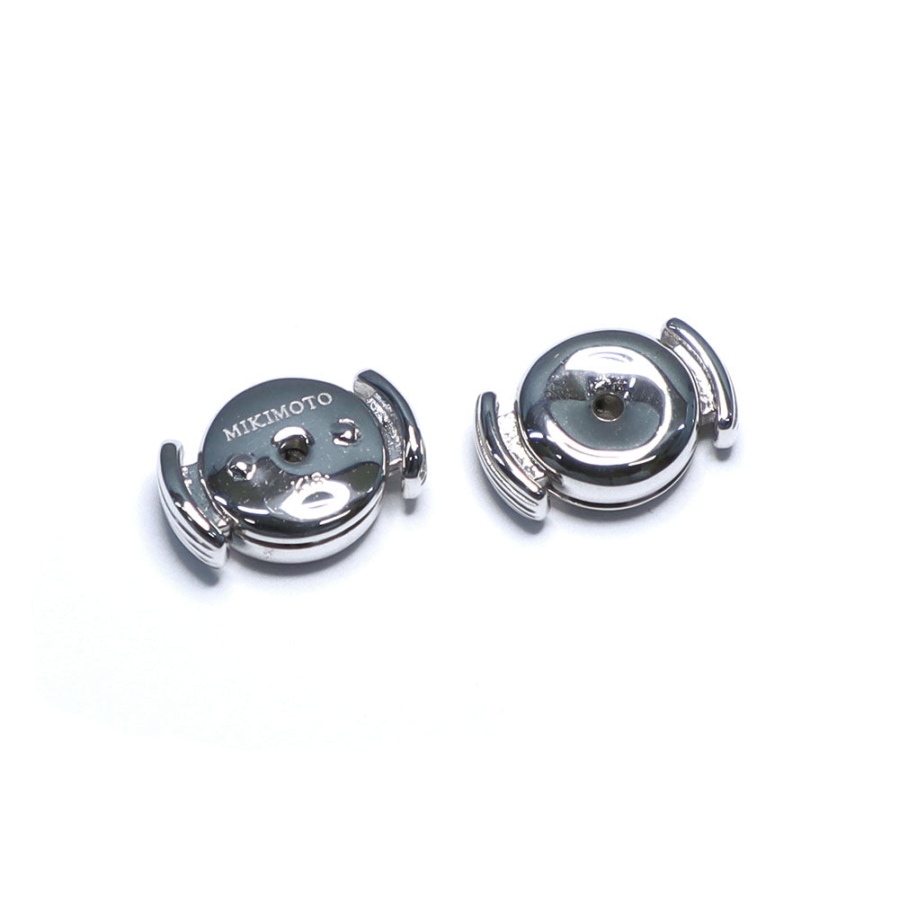 ミキモト ホワイトパール CHプラス スタッド ピアス White Pearl CH Plus Stud Earrings K18WG ホワイトゴールド 真珠