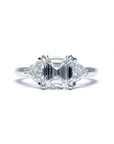 エメラルドカットダイヤモンド リング Pt950 ダイヤモンド 2.03ct 