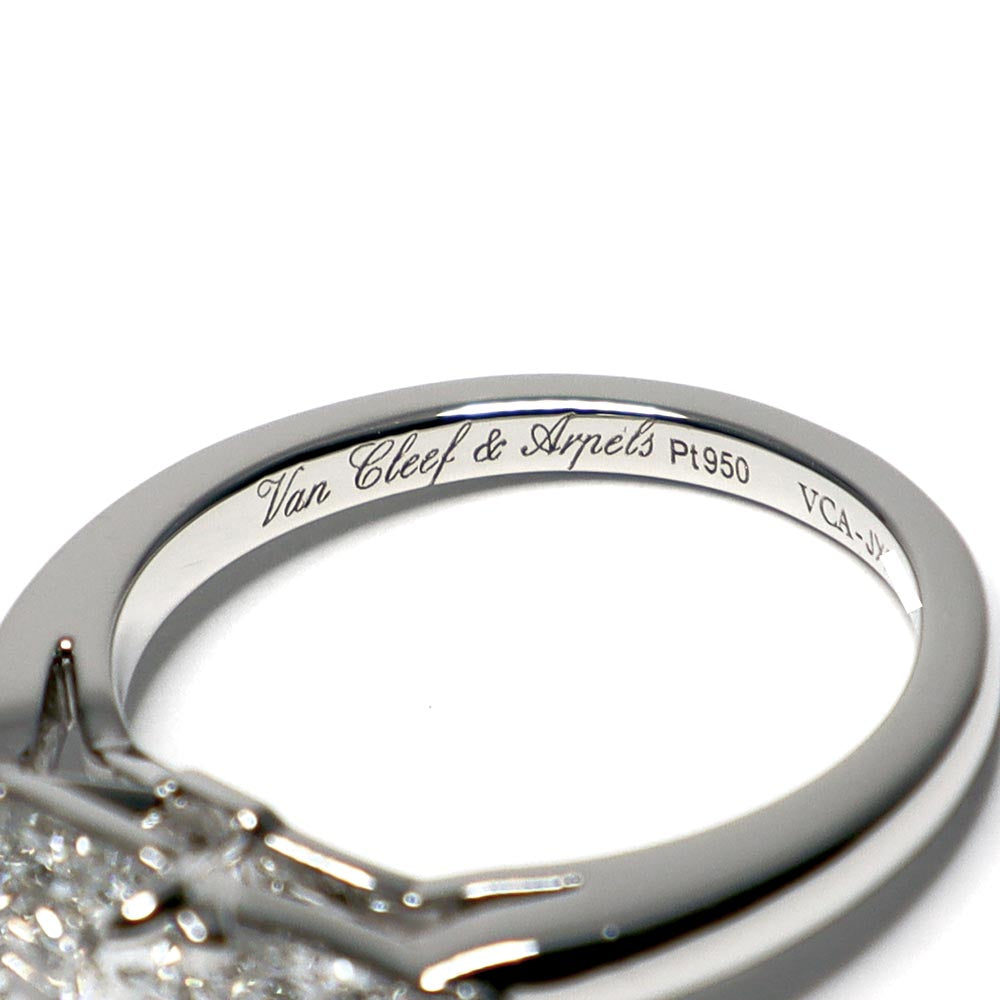 エメラルドカットダイヤモンド リング Pt950 ダイヤモンド 2.03ct 