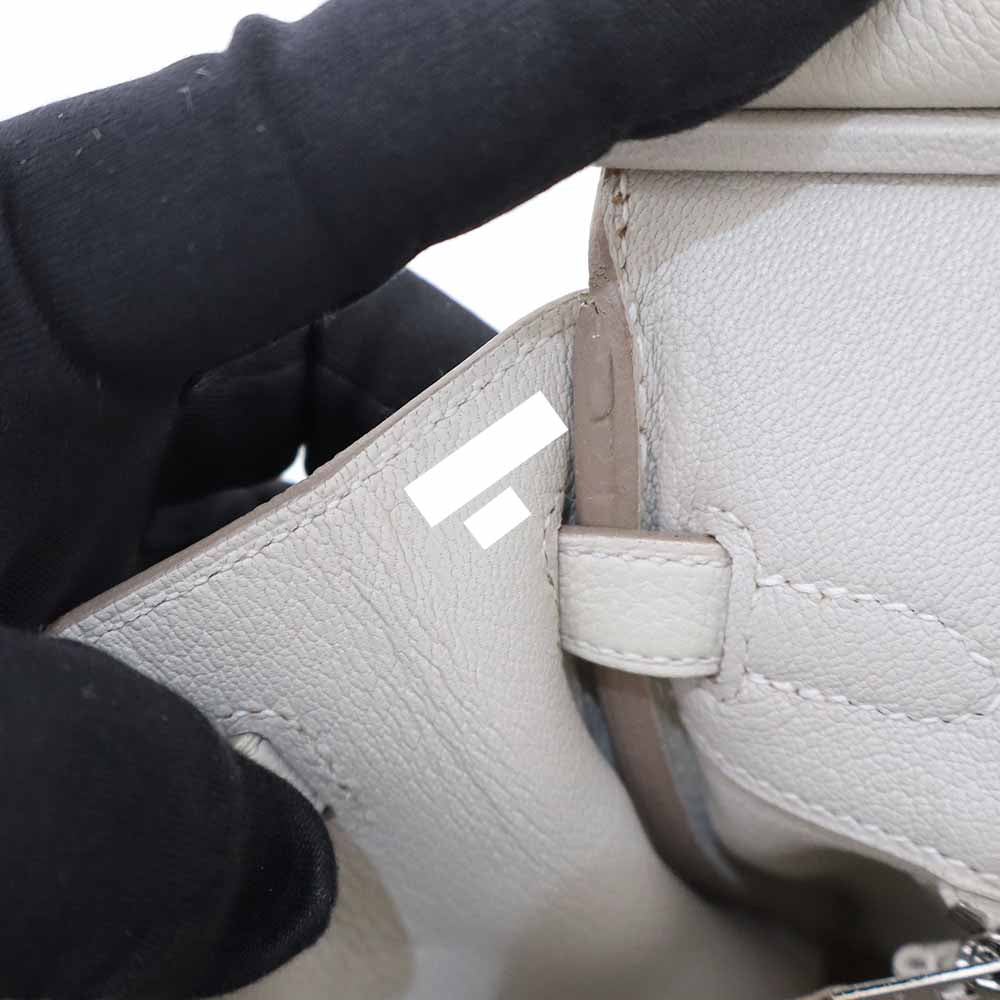 バーキン 25 クレ トゴ シルバー金具 C刻印