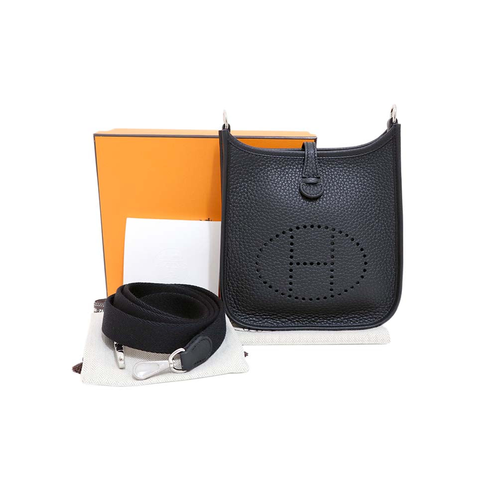 エブリン TPM ブラック トリヨンクレマンス シルバー金具 G刻印 ロング