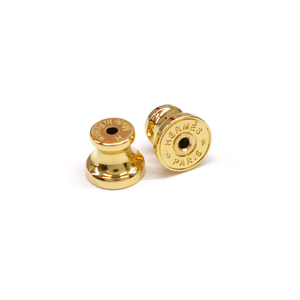 トネール ピアス クリーム ゴールド金具 馬モチーフ ホース