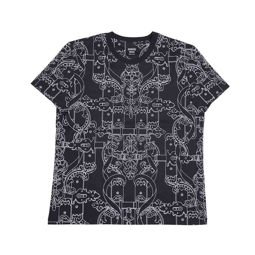 フェロヌリーリミックス Tシャツ 半袖 カットソー 6E4627DH ブラック ホワイト コットン 36