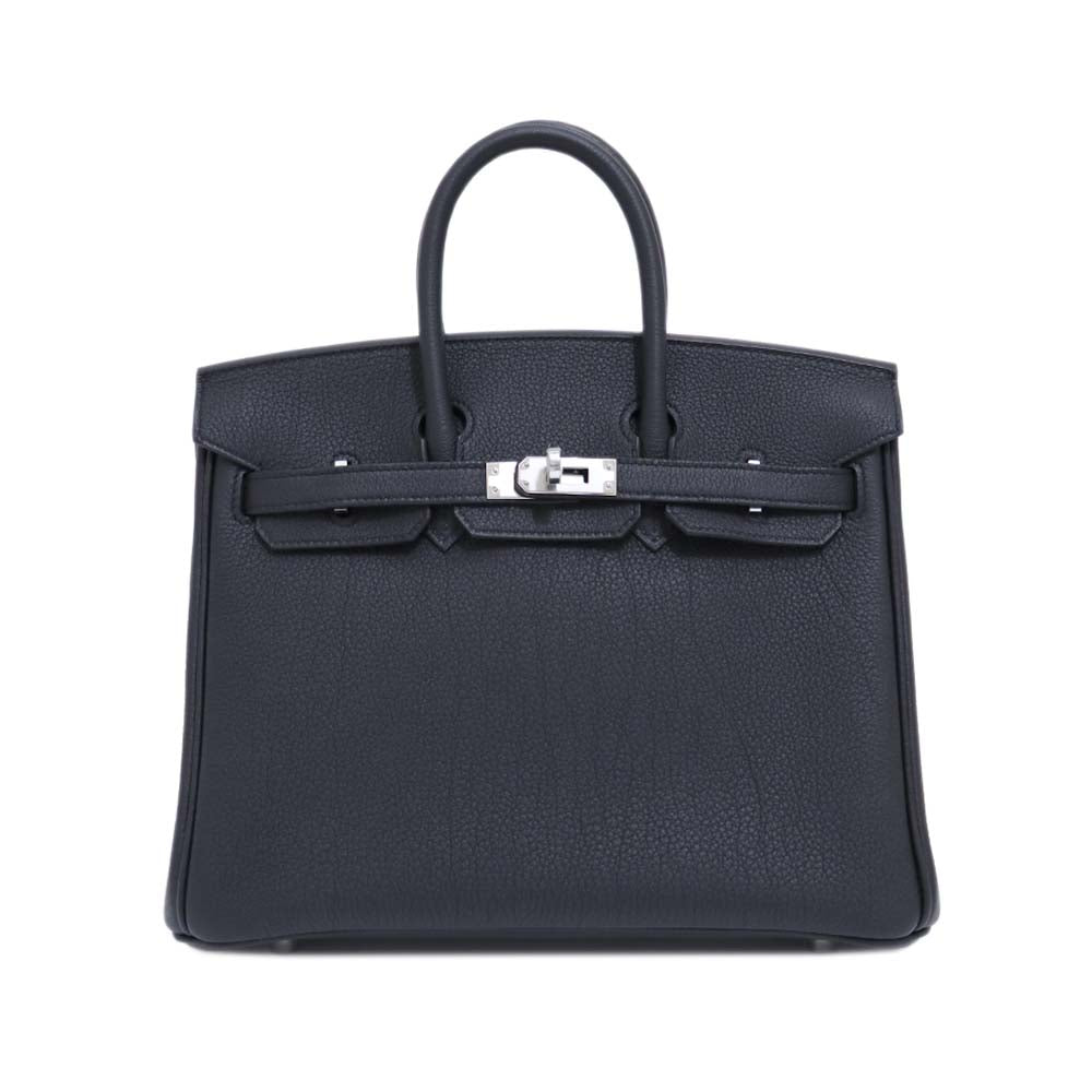 バーキン 25 ブラック トゴ シルバー金具 K刻印