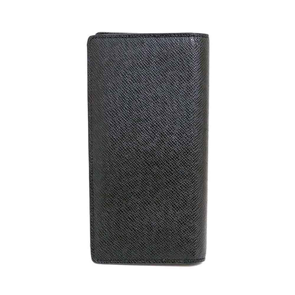 タイガ ポルトカルトクレディ アルドワーズ M31002 二つ折り長札入れ ブラック レザー