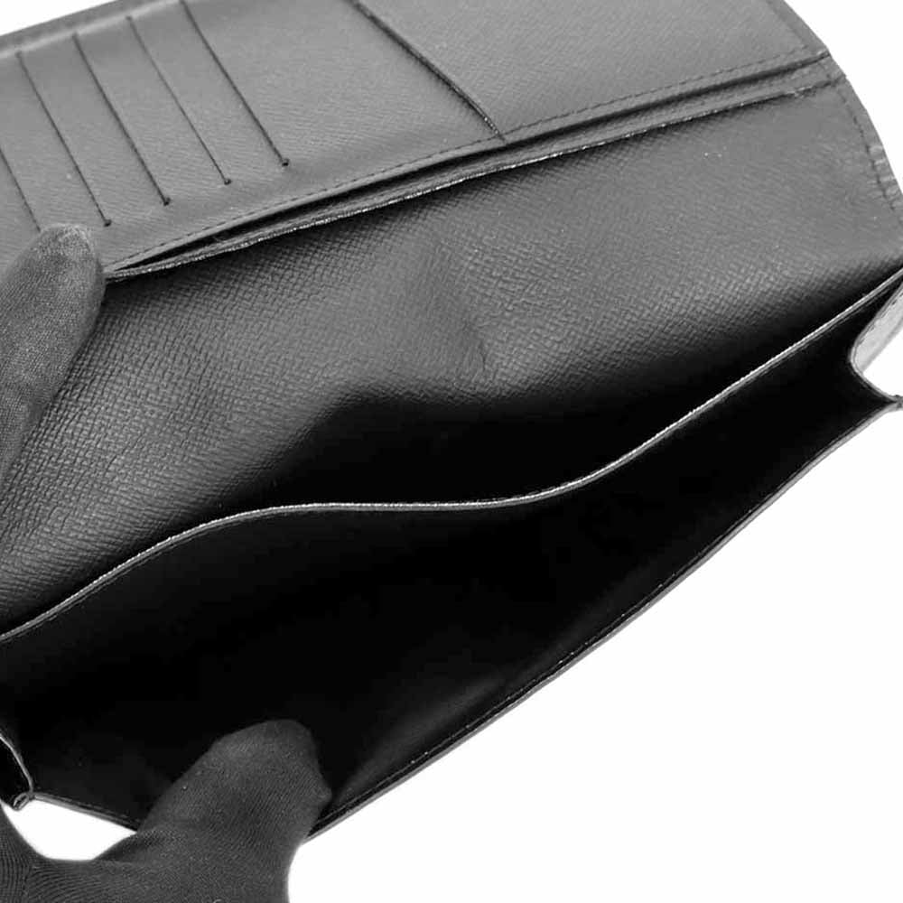 タイガ ポルトカルトクレディ アルドワーズ M31002 二つ折り長札入れ ブラック レザー