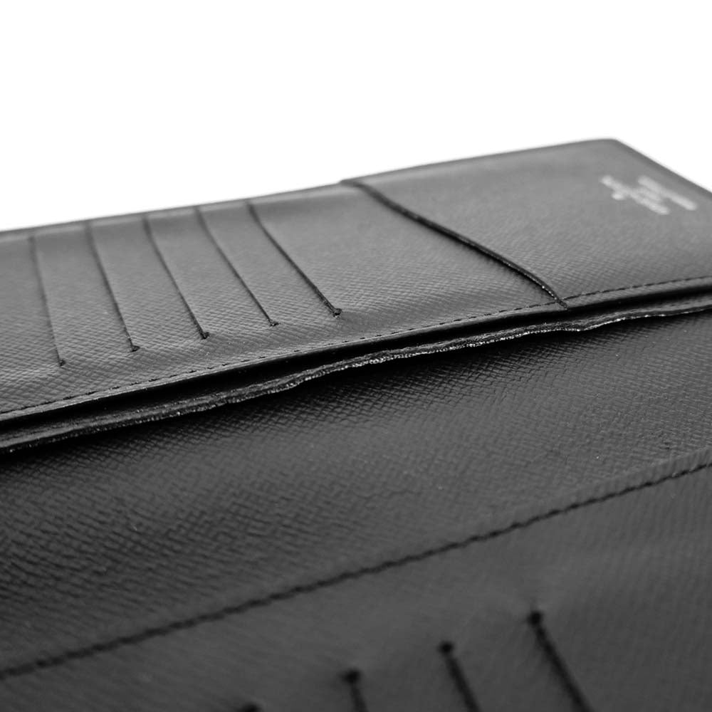 タイガ ポルトカルトクレディ アルドワーズ M31002 二つ折り長札入れ ブラック レザー