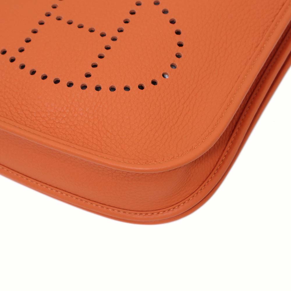 エブリン3 23 オレンジ トリヨンクレマンス シルバー金具 K刻印