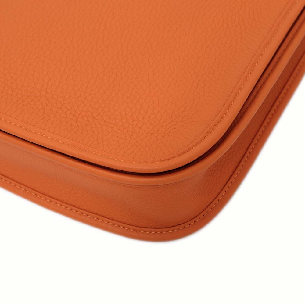 エブリン3 23 オレンジ トリヨンクレマンス シルバー金具 K刻印