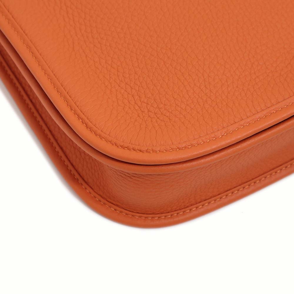 エブリン3 23 オレンジ トリヨンクレマンス シルバー金具 K刻印