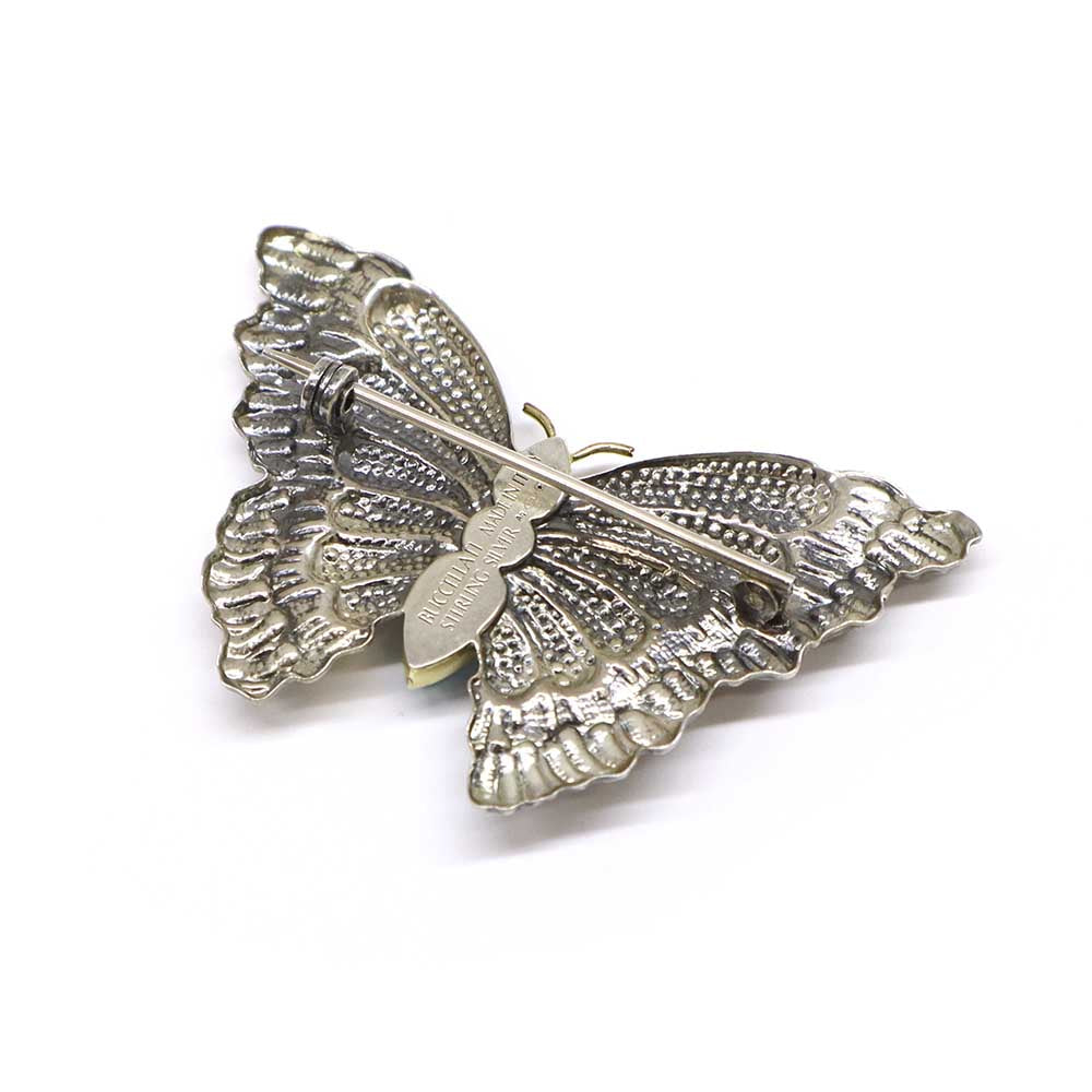 ブロッサムカラー バタフライ ブローチ JAGBRO023420 SV925 シルバー ターコイズ 3P 1.60ct