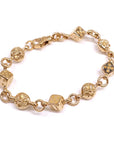 DICE NO1 CRSBL ダイス クロスボール ブレスレット 22K ゴールド 8LINK