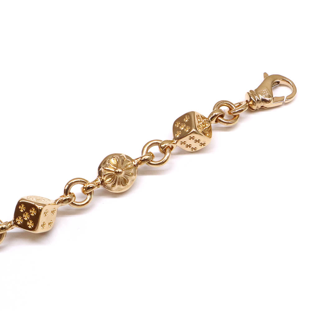 DICE NO1 CRSBL ダイス クロスボール ブレスレット 22K ゴールド 8LINK