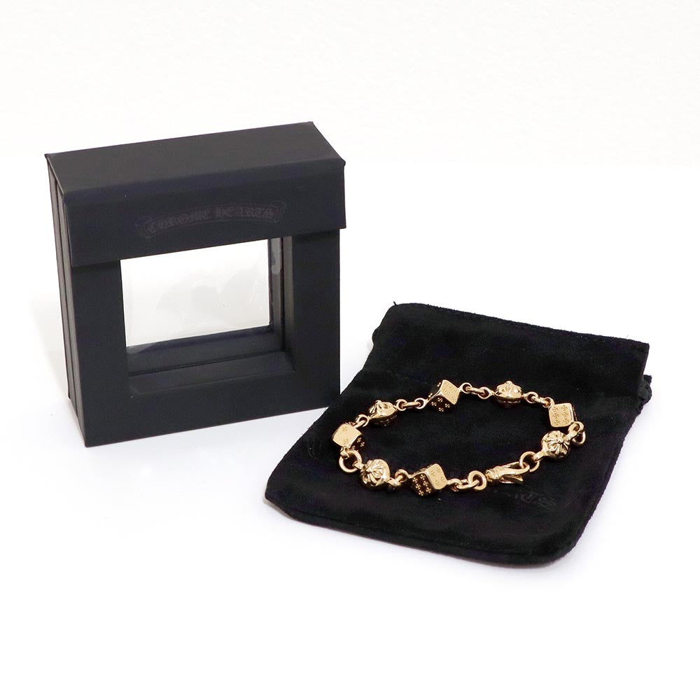 DICE NO1 CRSBL ダイス クロスボール ブレスレット 22K ゴールド 8LINK