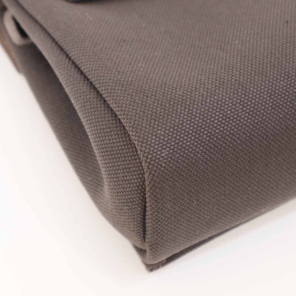エールバッグ ジップ ミニ 20 エベンヌ ヴァッシュハンター/トワルアッシュ シルバー金具 G刻印