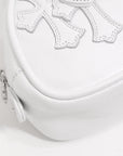 Tiny GYM Cemetery Cross Patch Hand Bag タイニー ジムバッグ セメタリークロスパッチ ハンドバッグ ホワイト カーフレザー シルバー金具 ミニバッグ