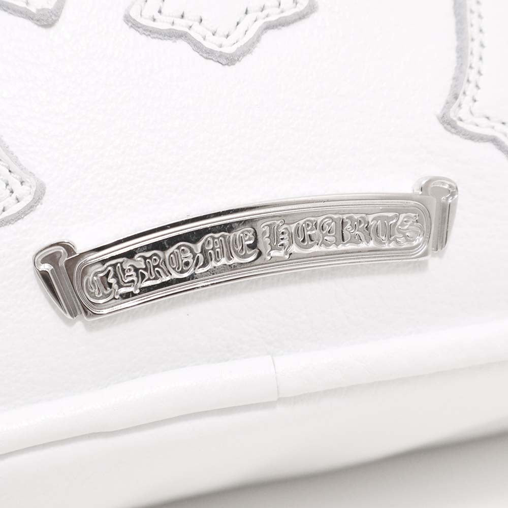 Tiny GYM Cemetery Cross Patch Hand Bag タイニー ジムバッグ セメタリークロスパッチ ハンドバッグ ホワイト カーフレザー シルバー金具 ミニバッグ