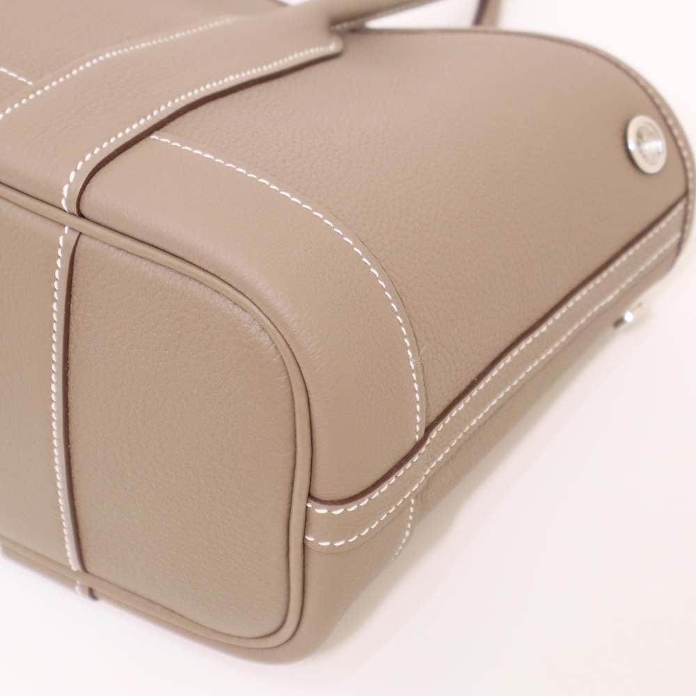ネオ ガーデン 23 エトゥープ トゴ シルバー金具 K刻印 ガーデンパーティ