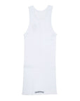 Beads Embroidery Cross Tank Top ビーズクロス タンクトップ ワンピース ホワイト ピンク ノースリーブ コットン M/L