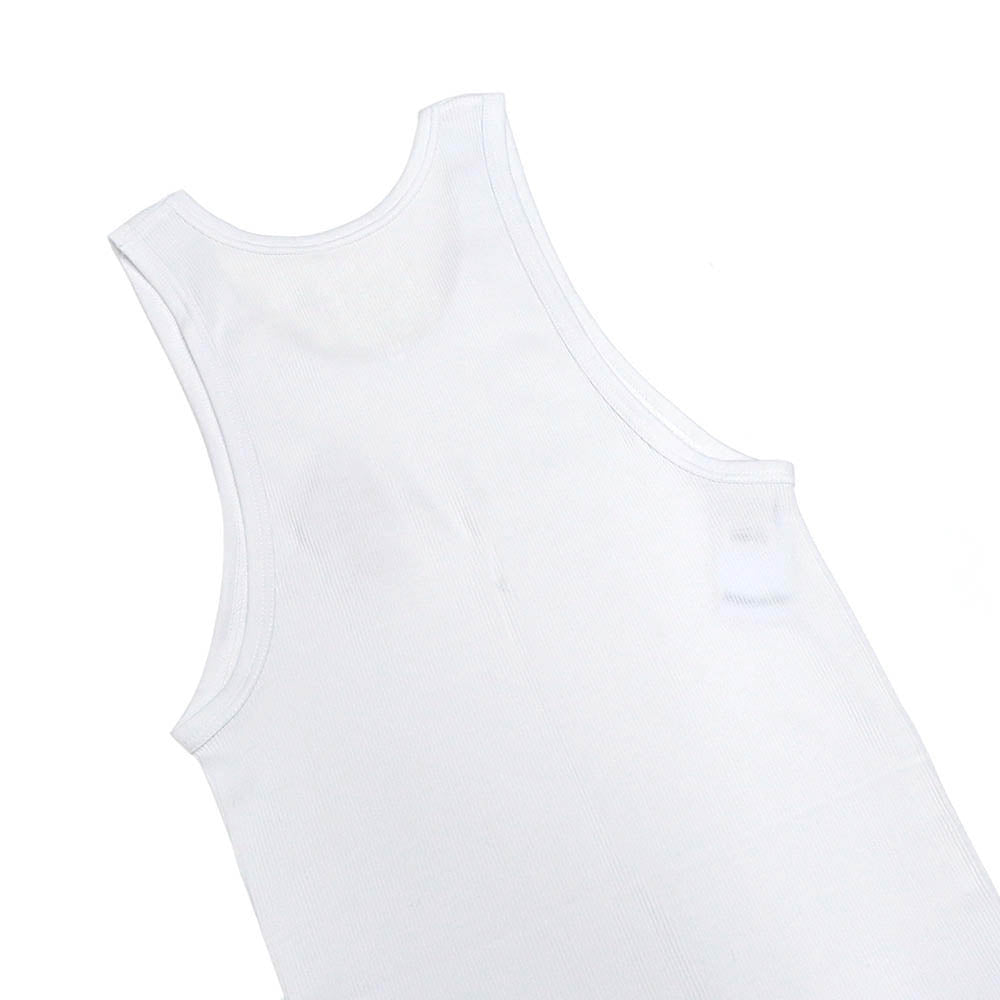 Beads Embroidery Cross Tank Top ビーズクロス タンクトップ ワンピース ホワイト ピンク ノースリーブ コットン M/L