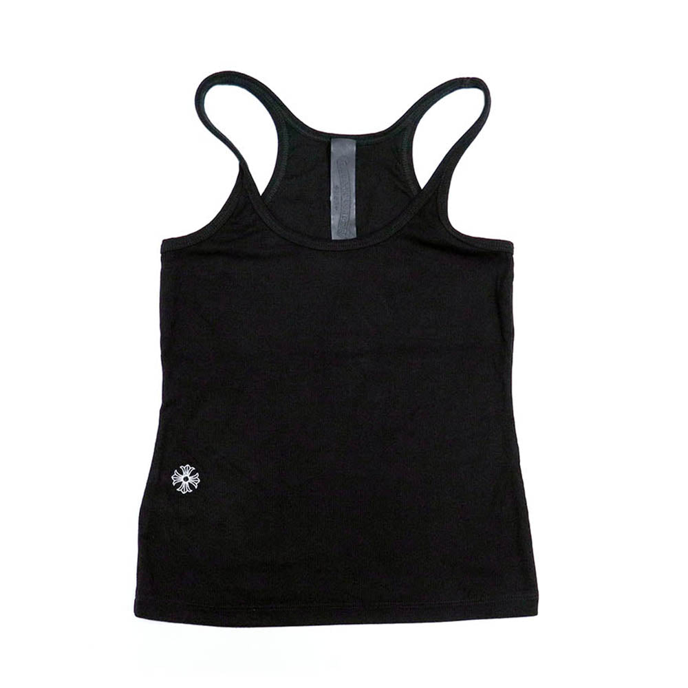 Y NOT CH Logo Embroidery Camisole ワイノット CHロゴ キャミソール ブラック ホワイト タンクトップ CHプラス S