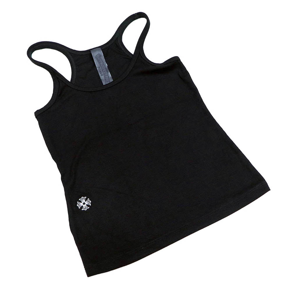 Y NOT CH Logo Embroidery Camisole ワイノット CHロゴ キャミソール ブラック ホワイト タンクトップ CHプラス S