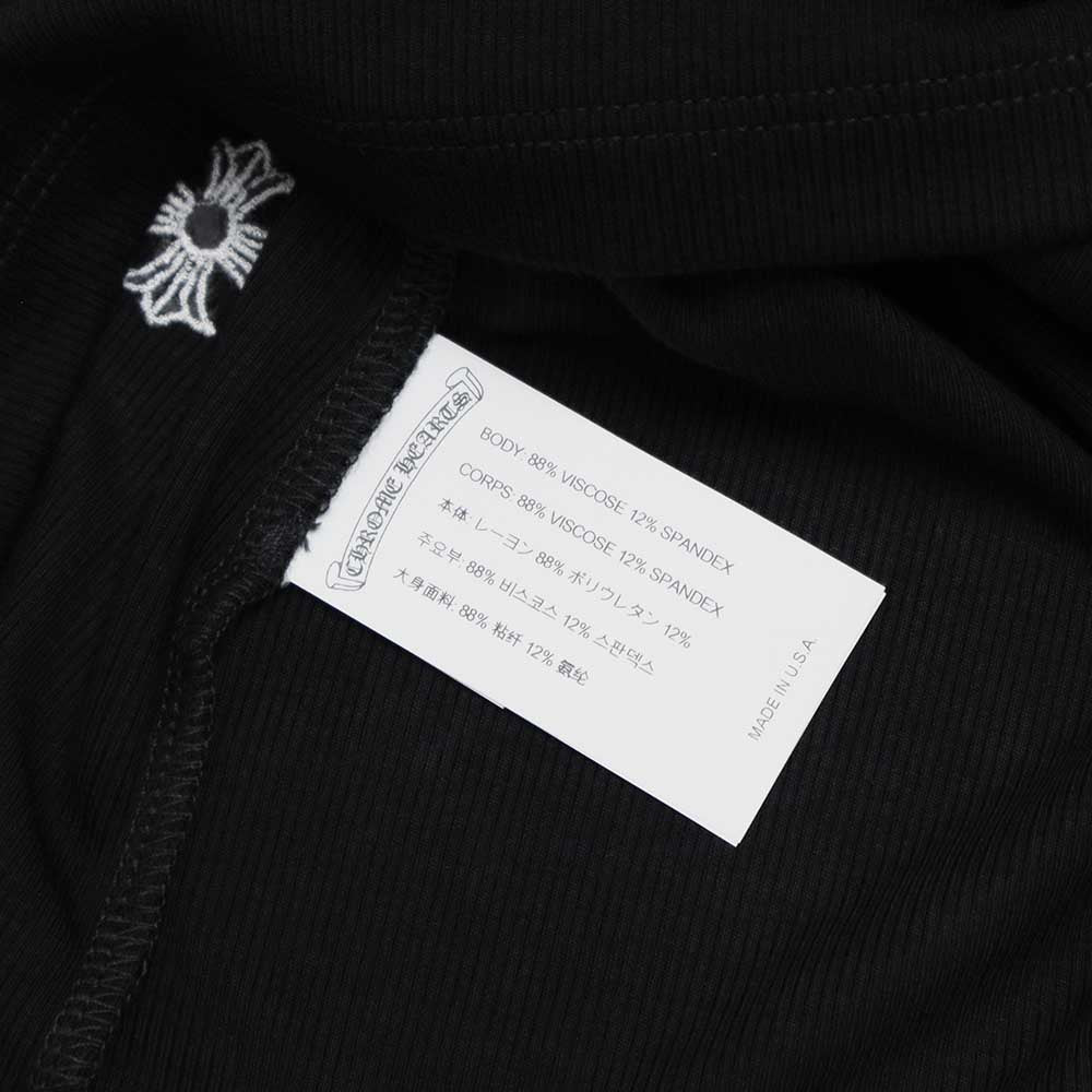 Y NOT CH Logo Embroidery Camisole ワイノット CHロゴ キャミソール ブラック ホワイト タンクトップ CHプラス S
