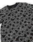 マイヨンエスケトル フレアドレス H6H4522DG0238 ブラック コットン Tシャツ ワンピース 38